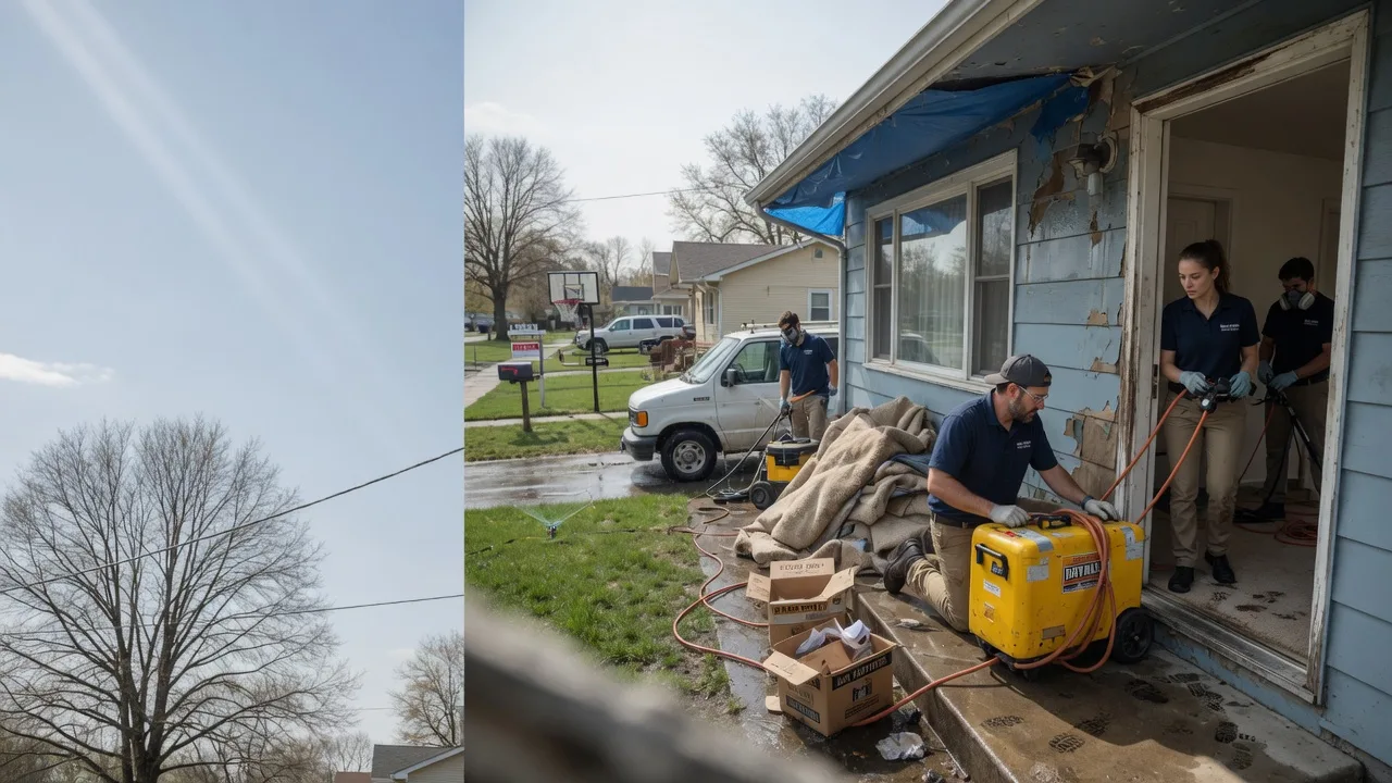 Basement Flood Cleanup in Columbia, NJ near me